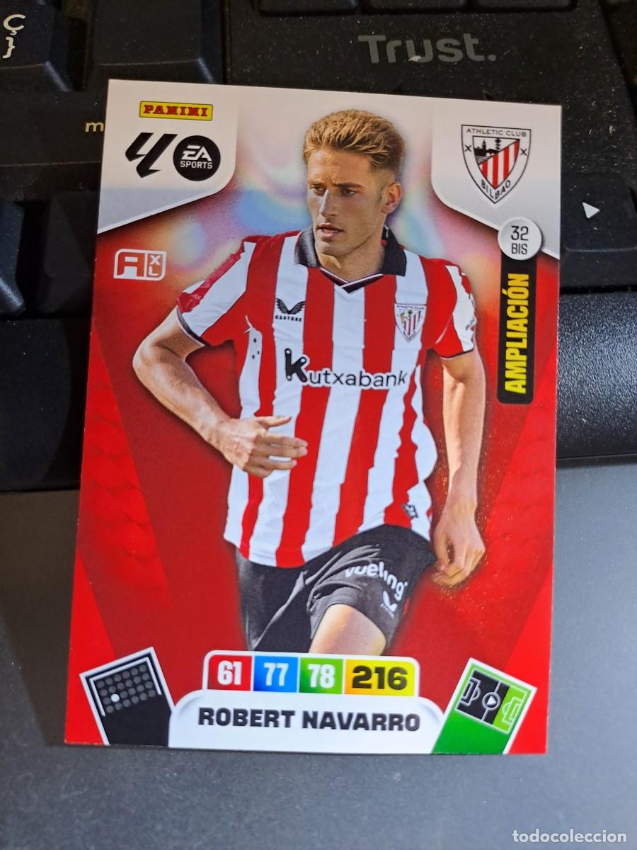 Coleccionismo Cromos antiguos: ADRENALYN XL ROBERT NAVARRO 32 BIS AMPLIACION ATHLETIC CLUB BILBAO CROMO LIGA 2025 2026 25 26 PANINI