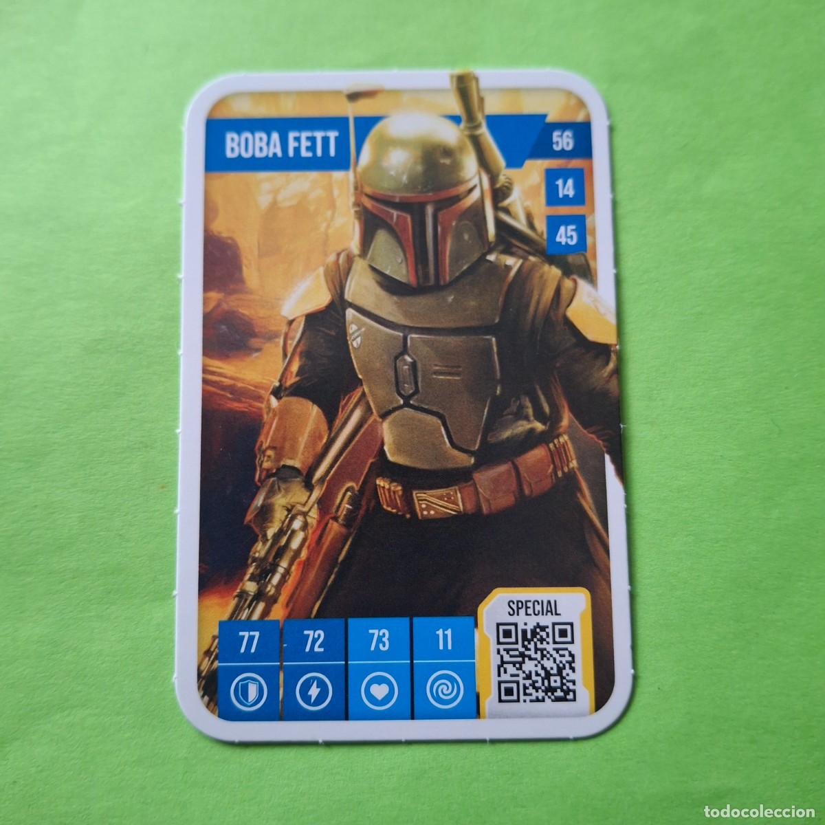 Colecionismo Cromos antigos: STAR WARS PUISSANTE EST LA FORCE - AUCHAN 2025 FRANCIA - CARTA CROMO CARD - 56 BOBA FETT