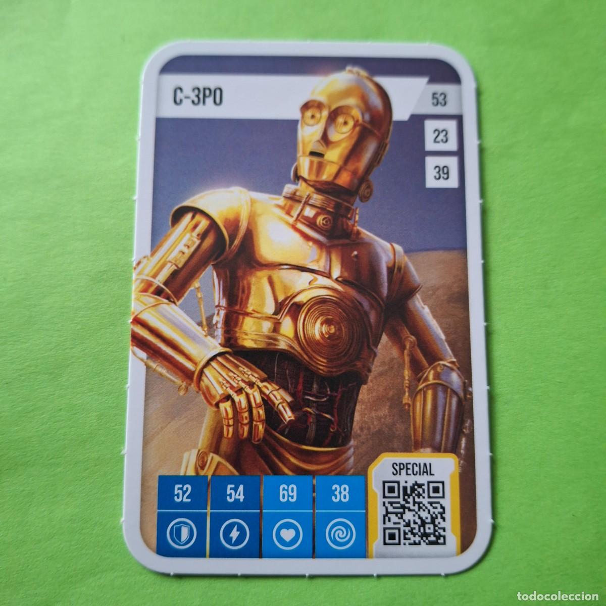 Colecionismo Cromos antigos: STAR WARS PUISSANTE EST LA FORCE - AUCHAN 2025 FRANCIA - CARTA CROMO CARD - 53 C-3PO