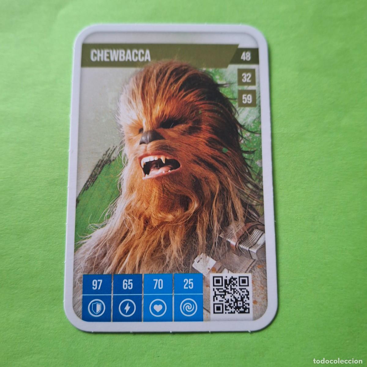 Colecionismo Cromos antigos: STAR WARS PUISSANTE EST LA FORCE - AUCHAN 2025 FRANCIA - CARTA CROMO CARD - 48 CHEWBACCA