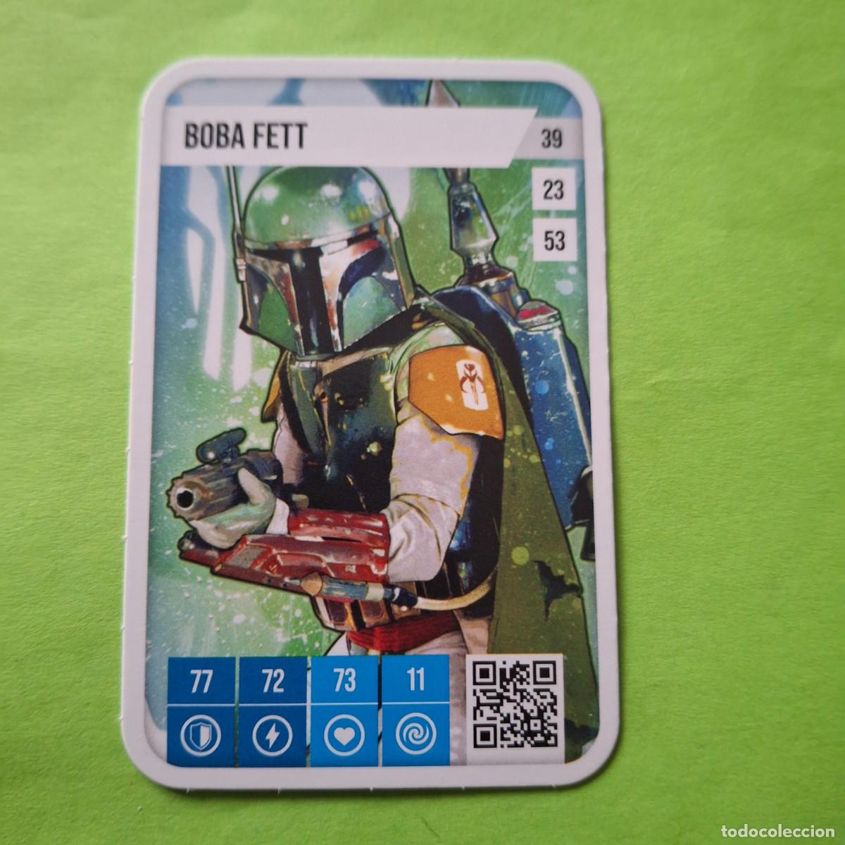 Colecionismo Cromos antigos: STAR WARS PUISSANTE EST LA FORCE - AUCHAN 2025 FRANCIA - CARTA CROMO CARD - 39 BOBA FETT