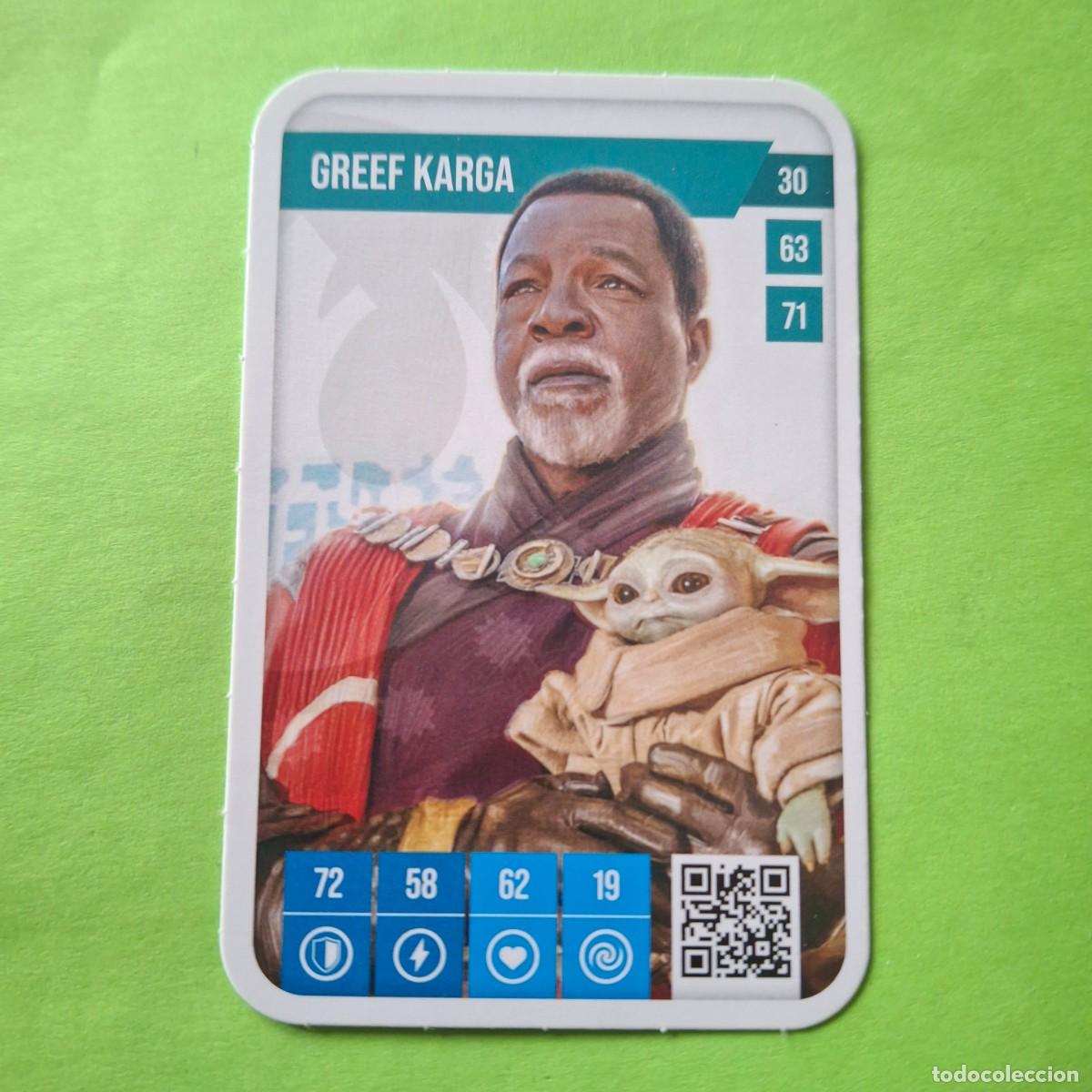 Colecionismo Cromos antigos: STAR WARS PUISSANTE EST LA FORCE - AUCHAN 2025 FRANCIA - CARTA CROMO CARD - 30 GREEF KARGA