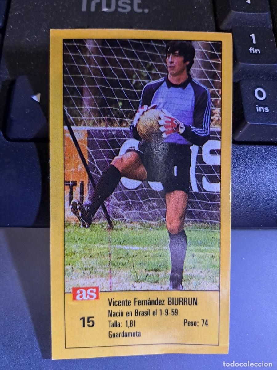 Collezionismo Figurine antiche: CROMO BIURRUN 15 ATHLETIC CLUB DE BILBAO LIGA 1987 1988 87 88 DIARIO AS ASES DESPEGADO