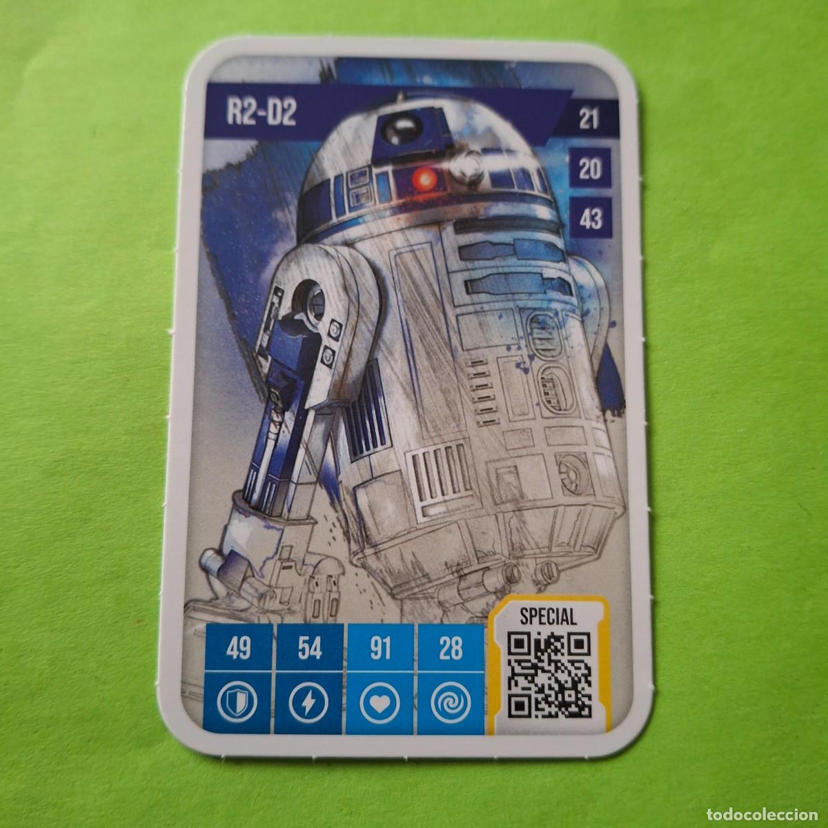 Collezionismo Figurine antiche: STAR WARS PUISSANTE EST LA FORCE - AUCHAN 2025 FRANCIA - CARTA CROMO CARD - 21 R2-D2