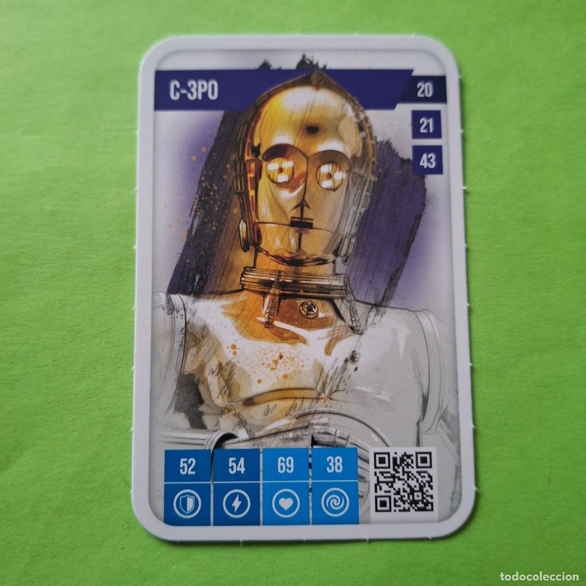 Collezionismo Figurine antiche: STAR WARS PUISSANTE EST LA FORCE - AUCHAN 2025 FRANCIA - CARTA CROMO CARD - 20 C-3PO