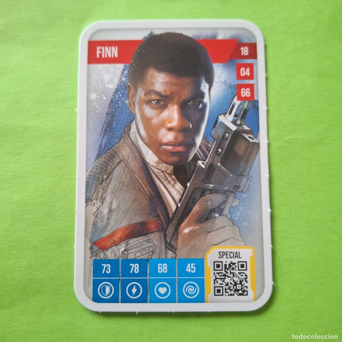 Collezionismo Figurine antiche: STAR WARS PUISSANTE EST LA FORCE - AUCHAN 2025 FRANCIA - CARTA CROMO CARD - 18 FINN