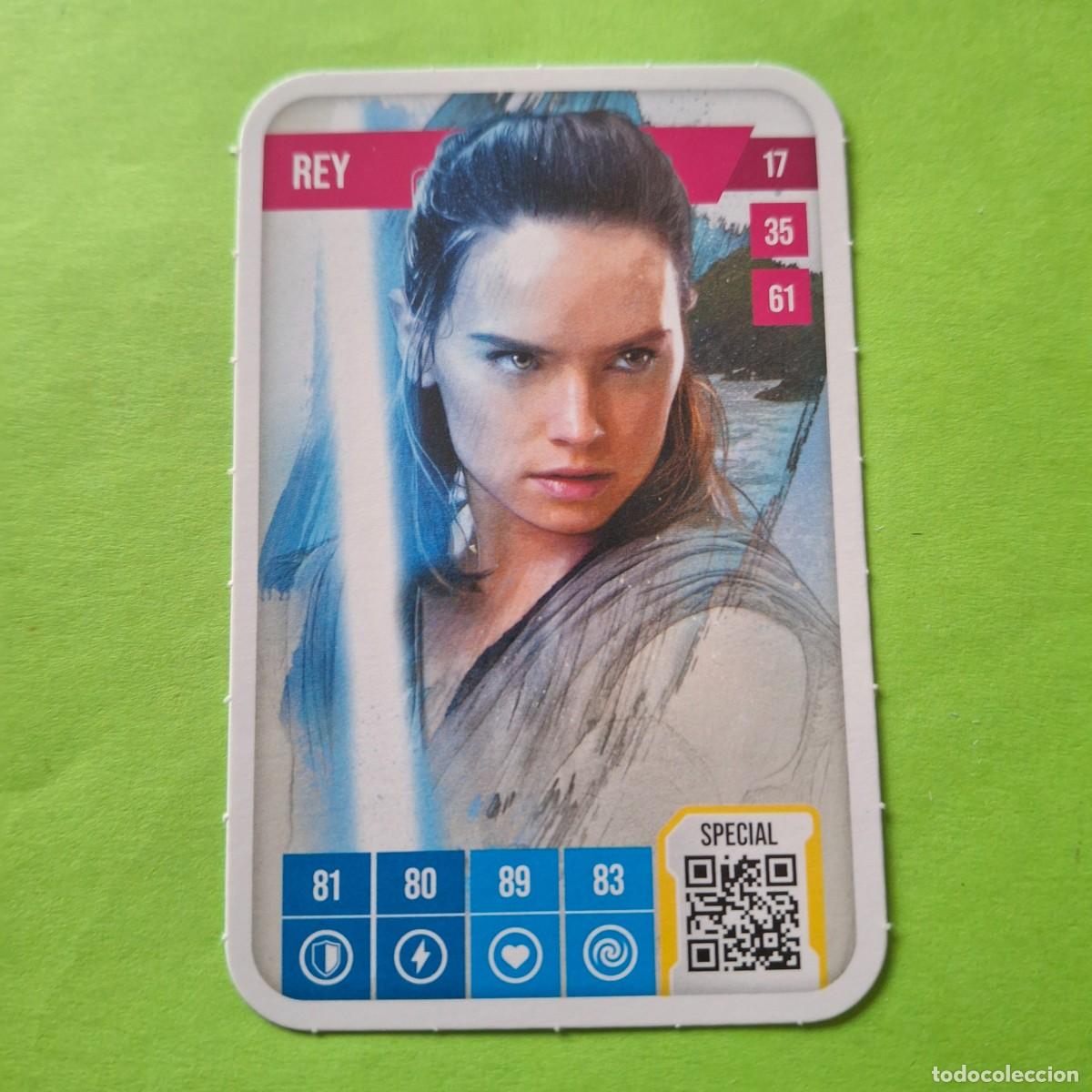 Collezionismo Figurine antiche: STAR WARS PUISSANTE EST LA FORCE - AUCHAN 2025 FRANCIA - CARTA CROMO CARD - 17 REY