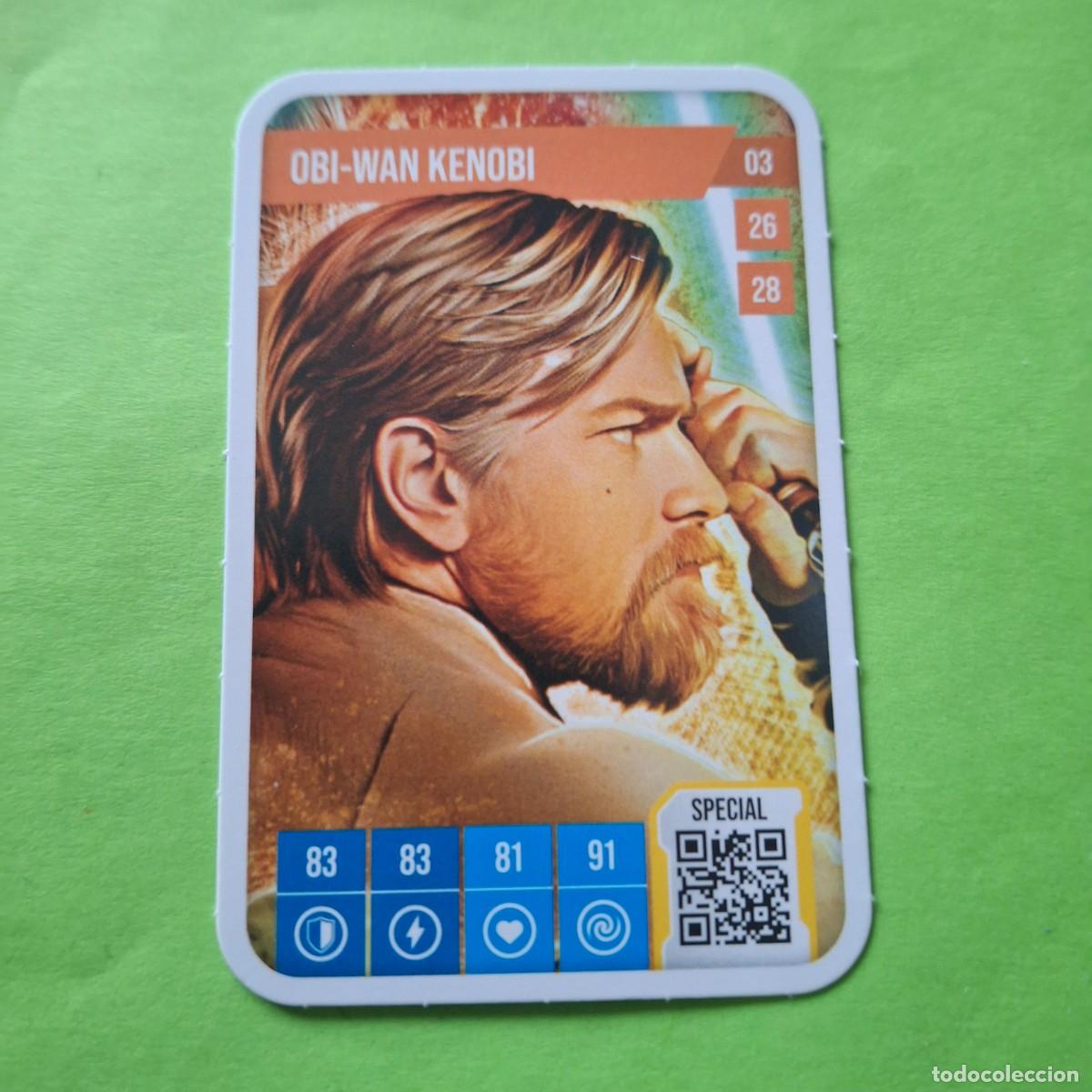 Collezionismo Figurine antiche: STAR WARS PUISSANTE EST LA FORCE - AUCHAN 2025 FRANCIA - CARTA CROMO CARD - 3 OBI-WAN KENOBI