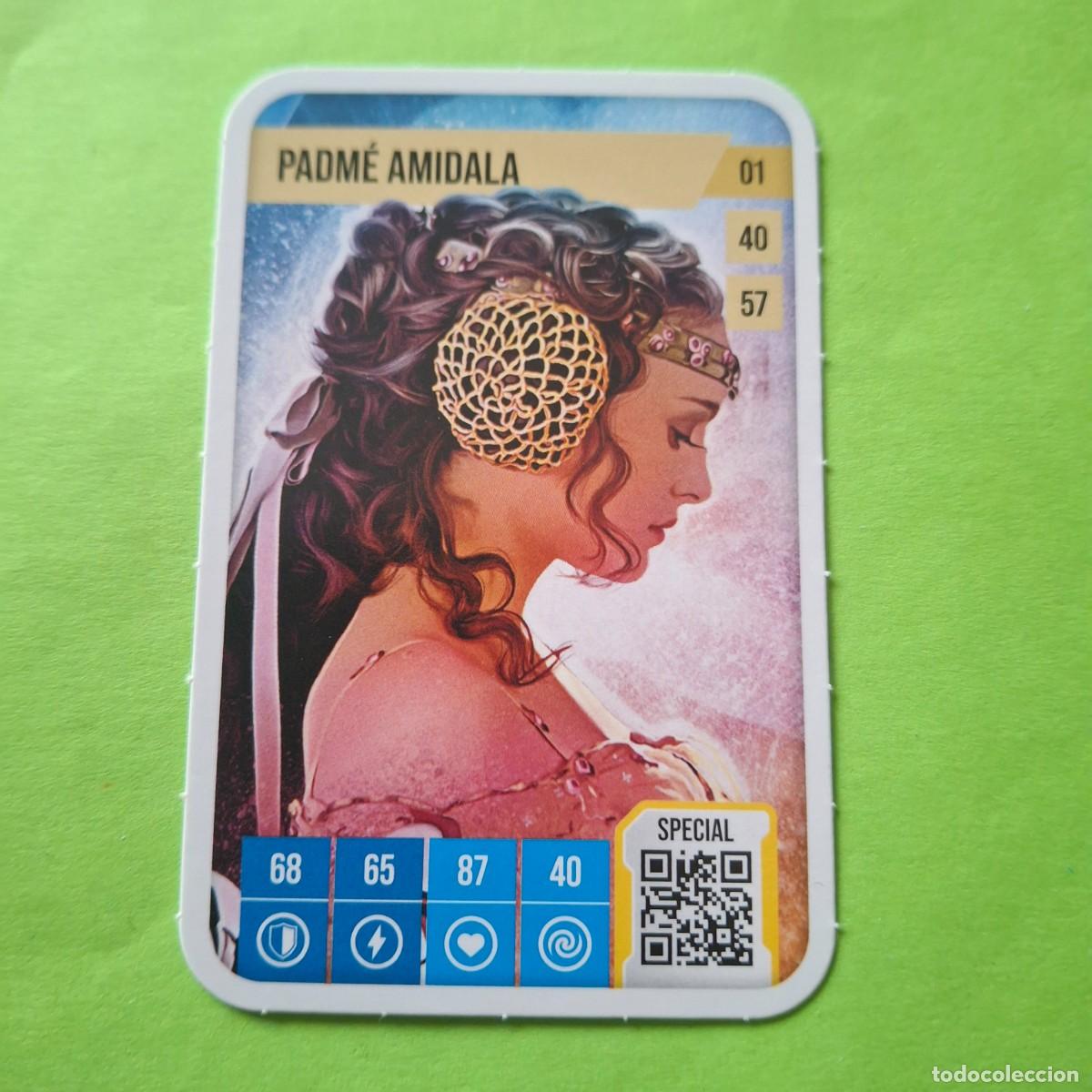 Collezionismo Figurine antiche: STAR WARS PUISSANTE EST LA FORCE - AUCHAN 2025 FRANCIA - CARTA CROMO CARD - 1 PADME AMIDALA