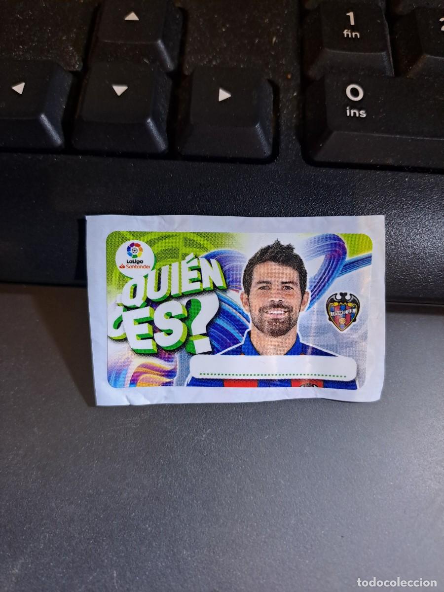 Coleccionismo Cromos antiguos: CHICLE LIGA COKE &iquest;QUIEN ES? LEVANTE CROMO 2019 2020 19 20 NUNCA PEGADO