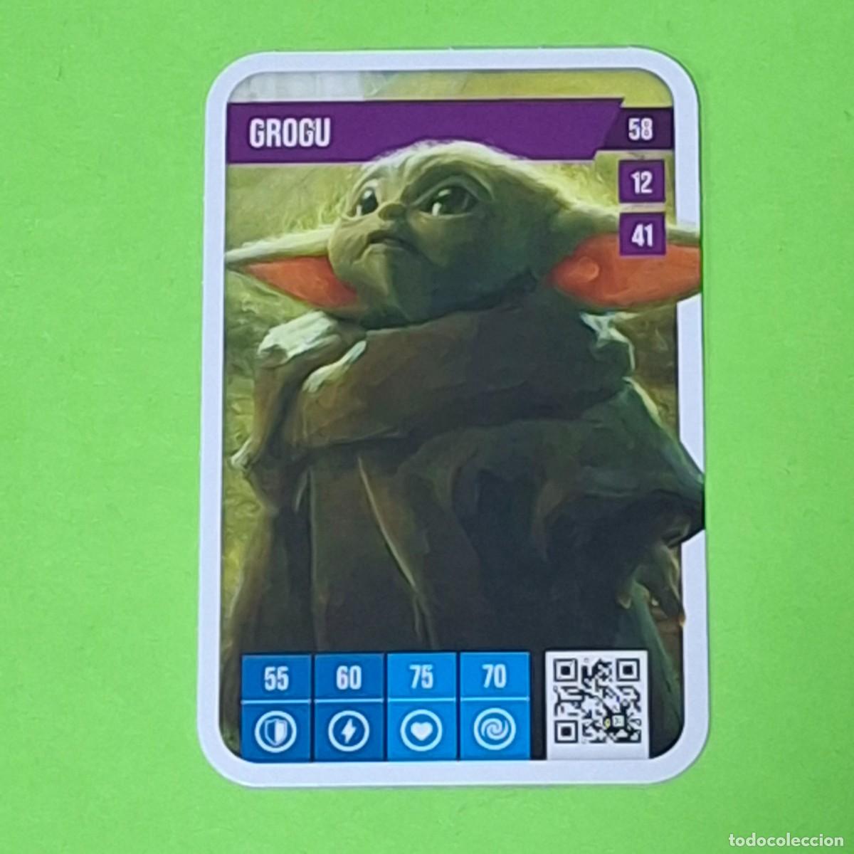 Coleccionismo Cromos antiguos: STAR WARS PUISSANTE EST LA FORCE - AUCHAN 2025 FRANCIA - CARTA CROMO CARD - 58 GROGU