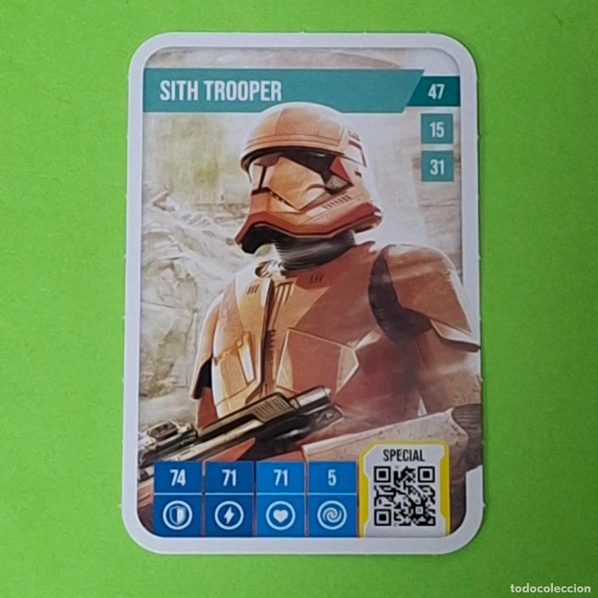 Coleccionismo Cromos antiguos: STAR WARS PUISSANTE EST LA FORCE - AUCHAN 2025 FRANCIA - CARTA CROMO CARD - 47 SITH TROOPER