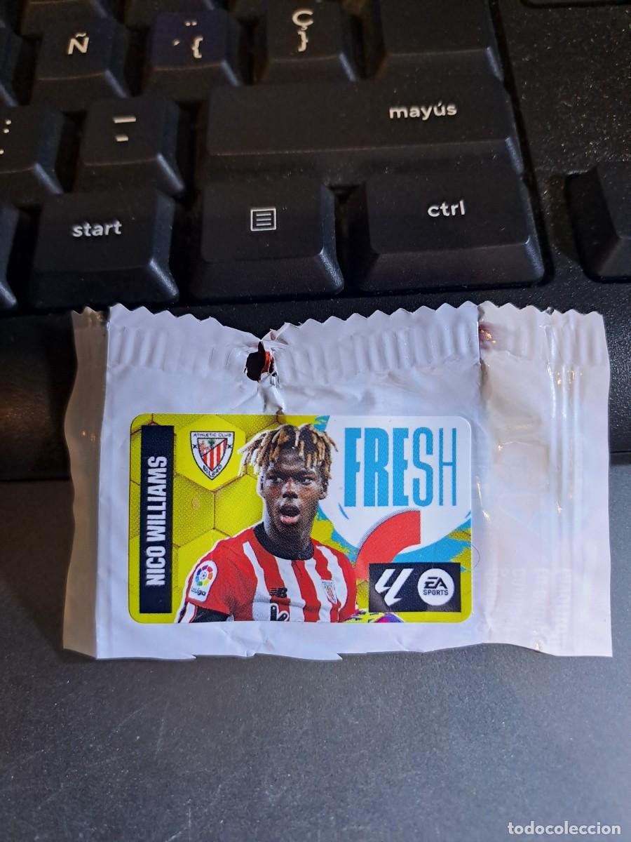 Coleccionismo Cromos antiguos: CHICLE LIGA NICO WILLIAMS FRESH ATHLETIC CLUB DE BILBAO CROMO 2023 2024 23 24 NUNCA PEGADO