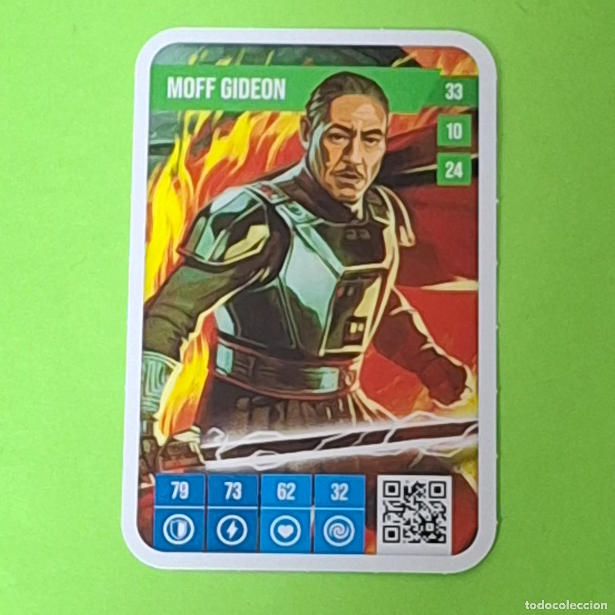 Coleccionismo Cromos antiguos: STAR WARS PUISSANTE EST LA FORCE - AUCHAN 2025 FRANCIA - CARTA CROMO CARD - 33 MOFF GIDEON