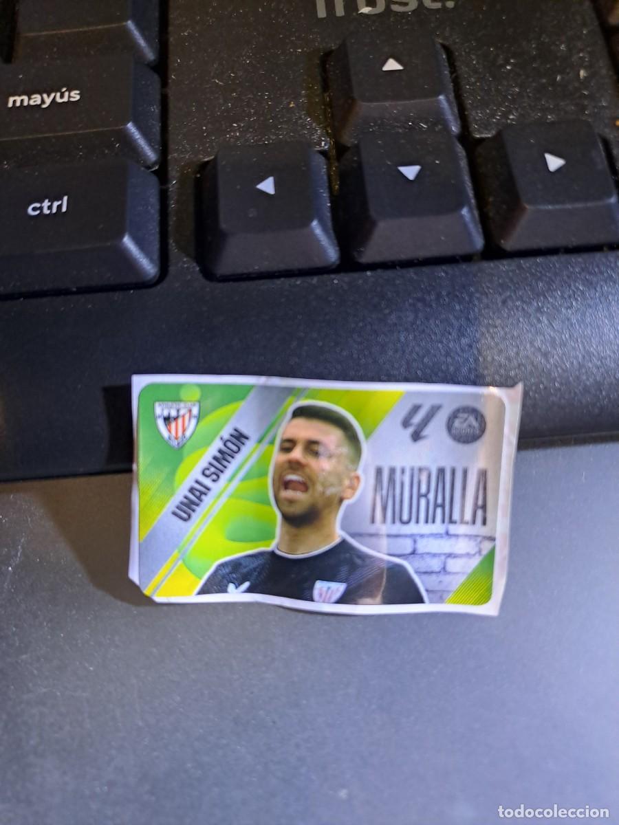 Coleccionismo Cromos antiguos: CROMO UNAI SIMON MURALLA ATHLETIC CLUB DE BILBAO CHICLE LIGA 2025 2026 25 26 ESTE PANINI NUNCA PEGAD