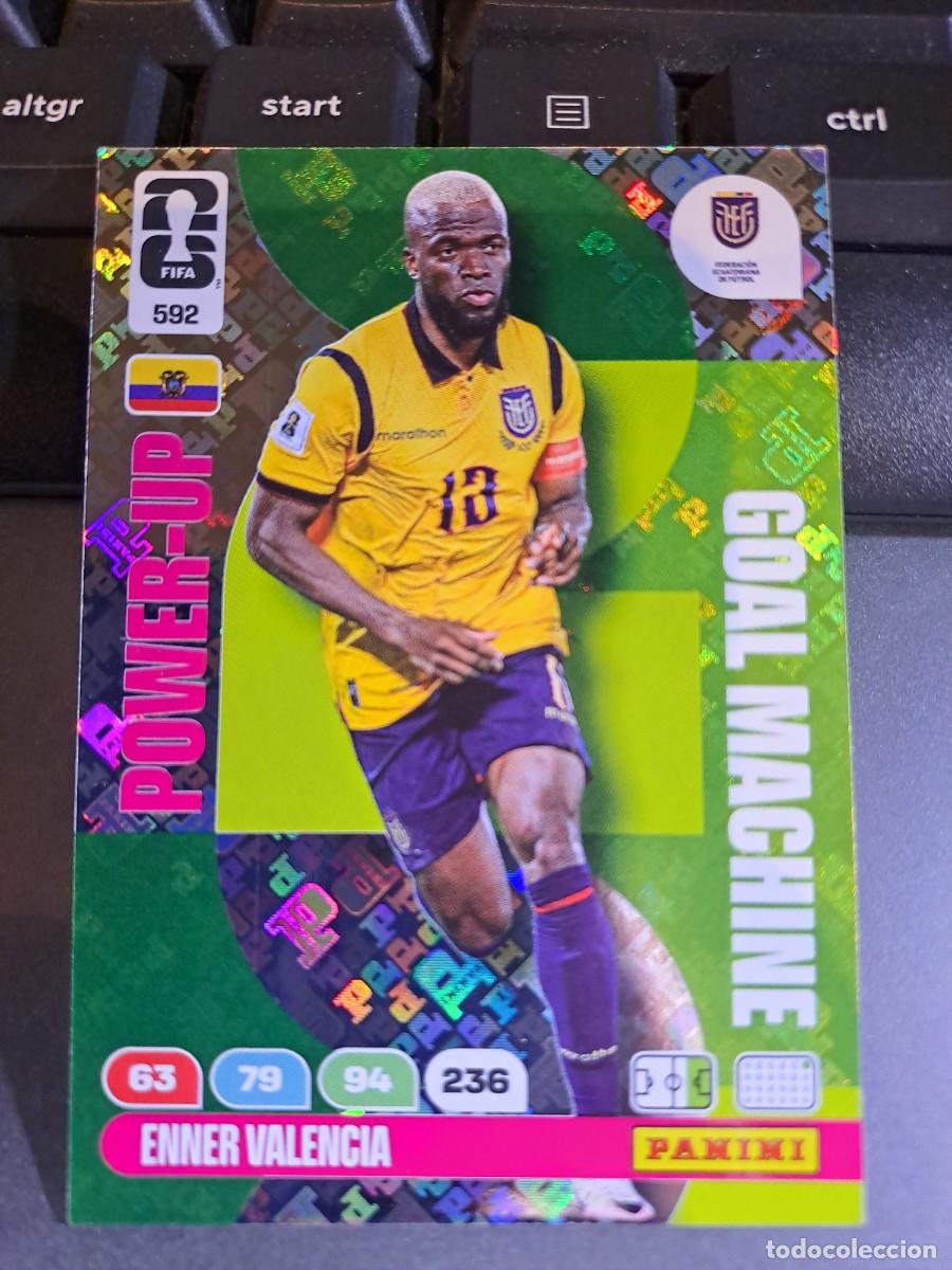 Coleccionismo Cromos antiguos: ADRENALYN XL ENNER VALENCIA 592 POWER-UP ECUADOR GOAL MACHINE FIFA WORLD CUP 2026 MUNDIAL PANINI