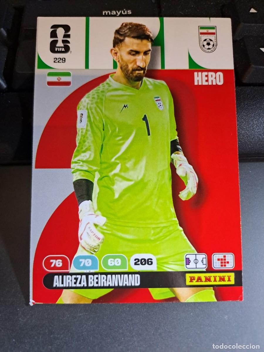 Coleccionismo Cromos antiguos: ADRENALYN XL ALIREZA BEIRANVAND 229 IRAN HERO FIFA WORLD CUP 2026 MUNDIAL PANINI