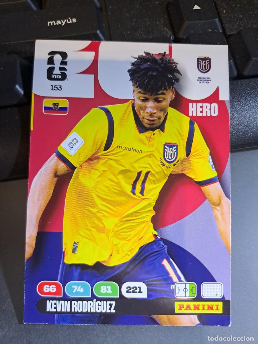 Coleccionismo Cromos antiguos: ADRENALYN XL KEVIN RODRIGUEZ 153 ECUADOR HERO FIFA WORLD CUP 2026 MUNDIAL PANINI