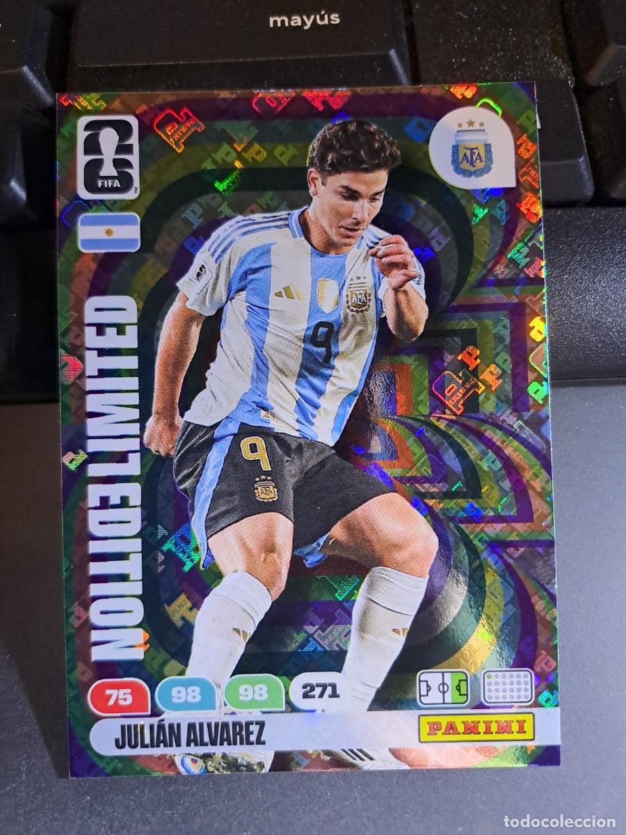 Coleccionismo Cromos antiguos: ADRENALYN XL JULIAN ALVAREZ EDICION LIMITADA LIMITED EDITION ARGENTINA FIFA WORLD CUP 2026 MUNDIAL