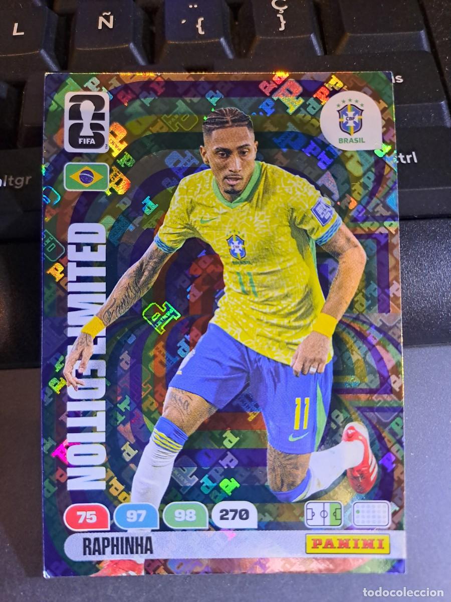 Coleccionismo Cromos antiguos: ADRENALYN XL RAPHINHA EDICION LIMITADA LIMITED EDITION BRASIL FIFA WORLD CUP 2026 MUNDIAL PANINI