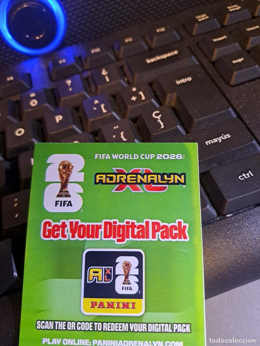 Coleccionismo Cromos antiguos: ADRENALYN XL DIGITAL PACK CODIGO FIFA WORLD CUP 2026 MUNDIAL PANINI