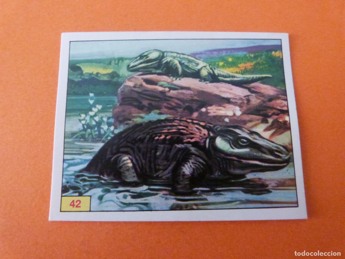 Coleccionismo Cromos antiguos: CROMO DINOSAURS SIN PEGAR N&ordm; 42 A&Ntilde;O 1992 ALBUM DINOSAURS PANINI