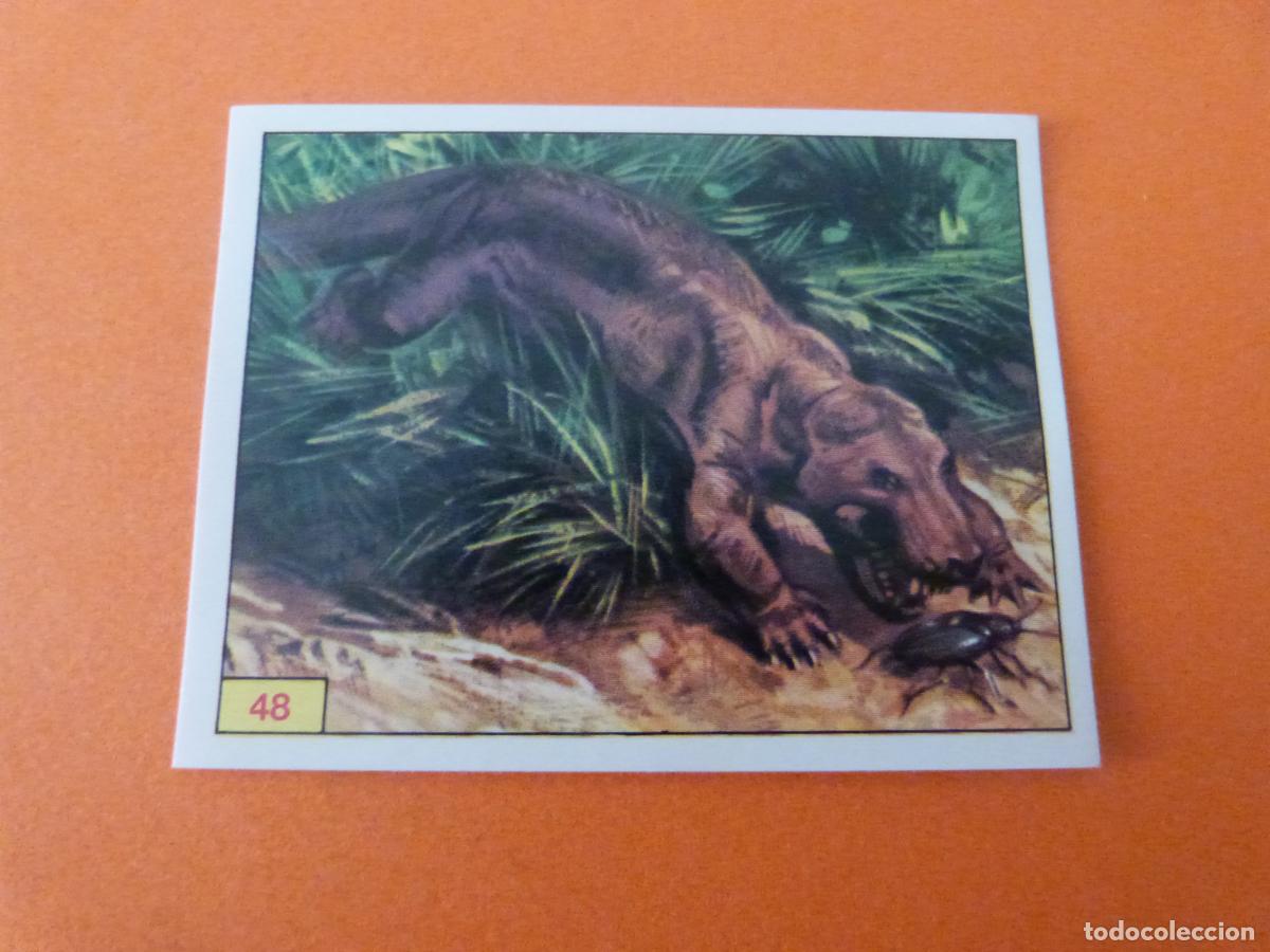 Coleccionismo Cromos antiguos: CROMO DINOSAURS SIN PEGAR N&ordm; 48 A&Ntilde;O 1992 ALBUM DINOSAURS PANINI