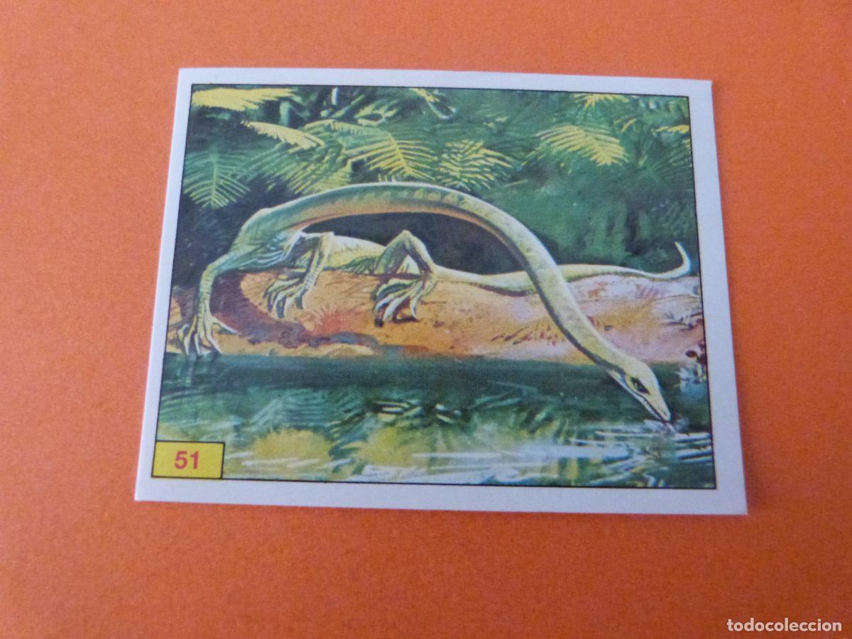 Coleccionismo Cromos antiguos: CROMO DINOSAURS SIN PEGAR N&ordm; 51 A&Ntilde;O 1992 ALBUM DINOSAURS PANINI