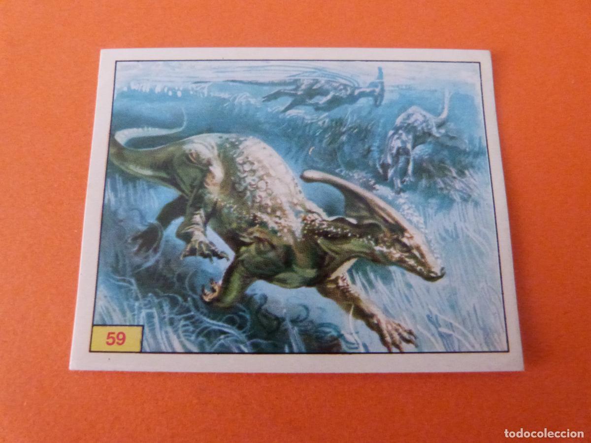 Coleccionismo Cromos antiguos: CROMO DINOSAURS SIN PEGAR N&ordm; 59 A&Ntilde;O 1992 ALBUM DINOSAURS PANINI