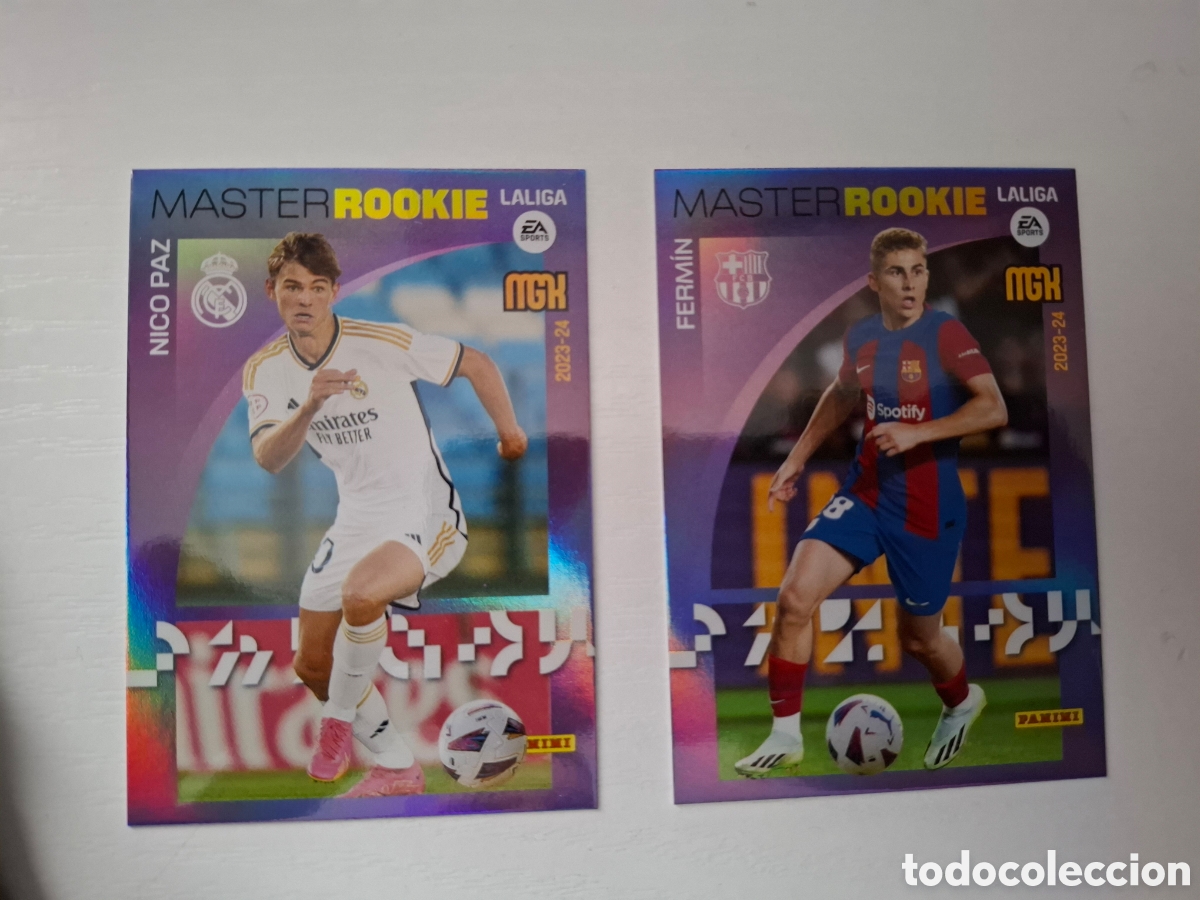 Coleccionismo Cromos antiguos: Nico Paz Ferm&iacute;n Master Rookie megacracks 23-24