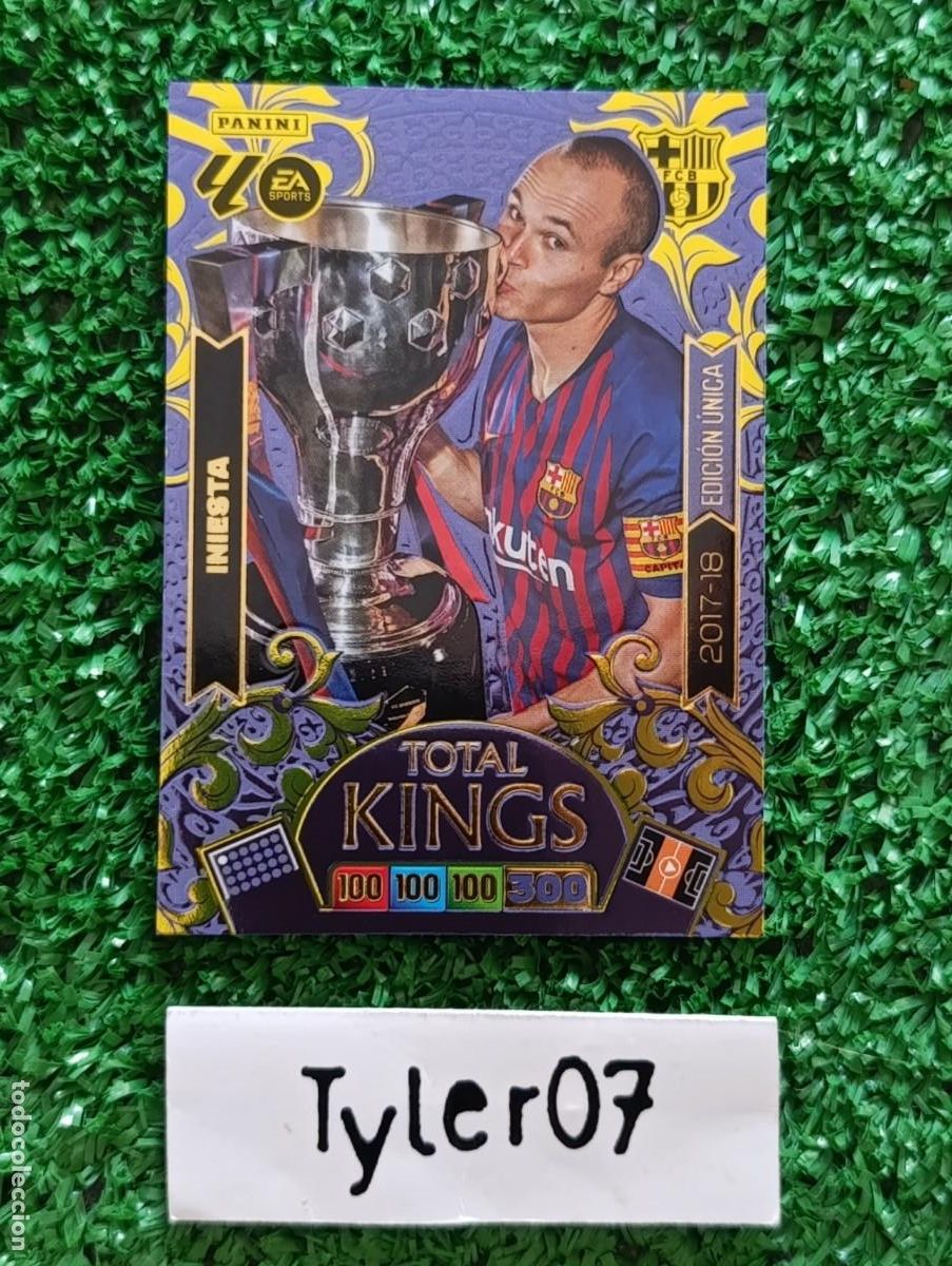 Coleccionismo Cromos antiguos: INIESTA BARCELONA EDICION UNICA TOTAL KINGS ADRENALYN XL 2025 2026 25 26