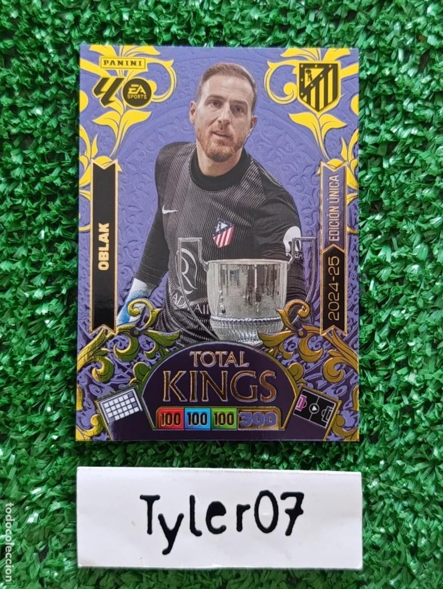 Coleccionismo Cromos antiguos: OBLAK ATLETICO DE MADRID EDICION UNICA TOTAL KINGS ADRENALYN XL 2025 2026 25 26