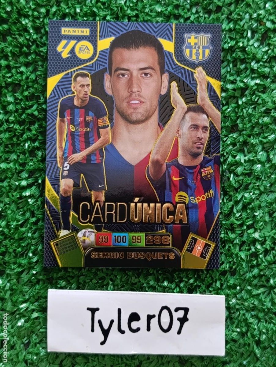 Coleccionismo Cromos antiguos: SERGIO BUSQUETS BARCELONA CARD UNICA ADRENALYN XL 2025 2026 25 26