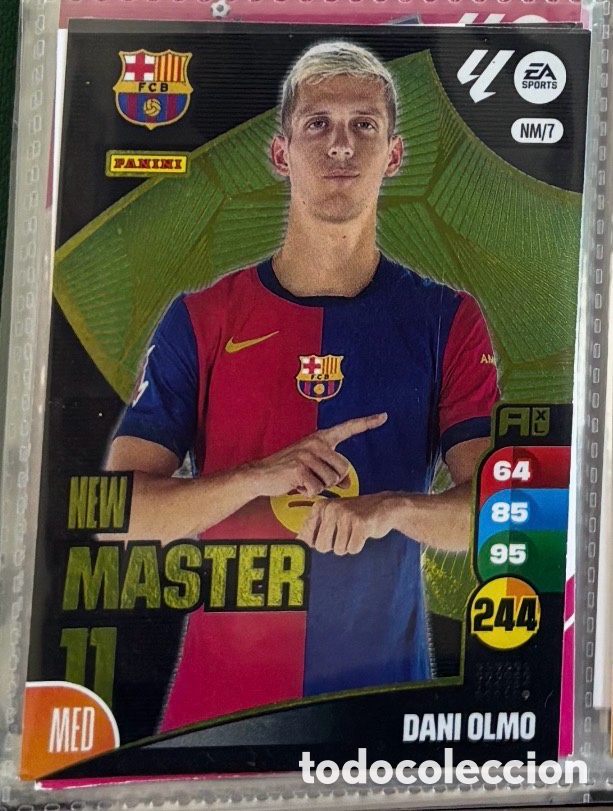 Coleccionismo Cromos antiguos: Dani Olmo - New Master 11 - Edici&oacute;n Limitada - Panini Adrenalyn XL La Liga 2023-2024