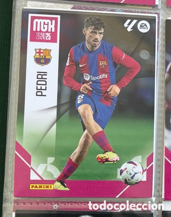 Coleccionismo Cromos antiguos: Pedri Carta FC BARCELONA MGK MEGACRACKS 2024 2025