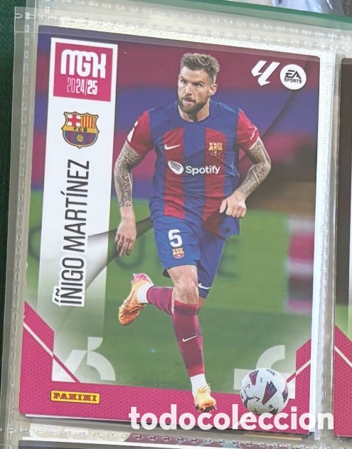 Coleccionismo Cromos antiguos: I&ntilde;igo Mart&iacute;nez Carta FC BARCELONA MGK MEGACRACKS 2024 2025