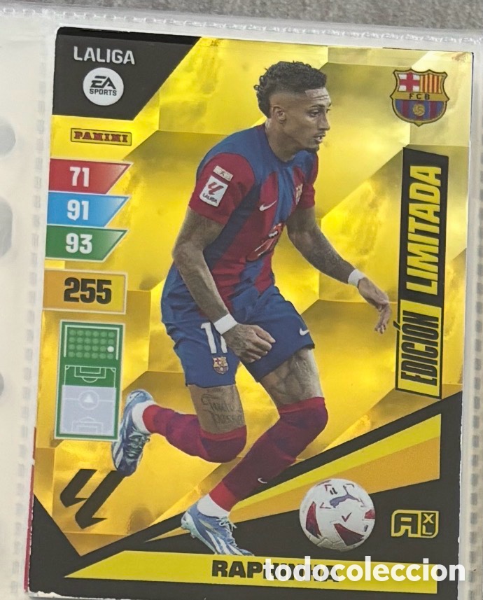 Coleccionismo Cromos antiguos: Adrenalyn XL 23-24 Raphinha - FC BARCELONA - Edici&oacute;n Limitada