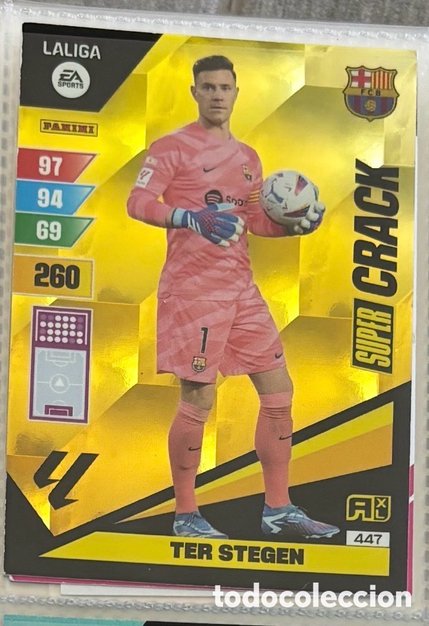 Coleccionismo Cromos antiguos: TER STEGEN BARCELONA SUPER CRACK SUPERCRACK ADRENALYN LIGA 2023 2024