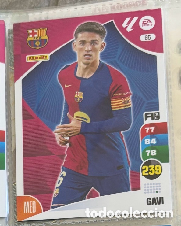 Coleccionismo Cromos antiguos: GAVI PANINI ADRENALYN XL 2024 2025 F.C. BARCELONA