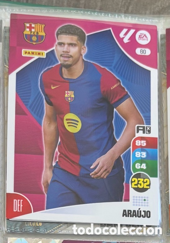 Coleccionismo Cromos antiguos: ARAUJO PANINI ADRENALYN XL 2024 2025 F.C. BARCELONA