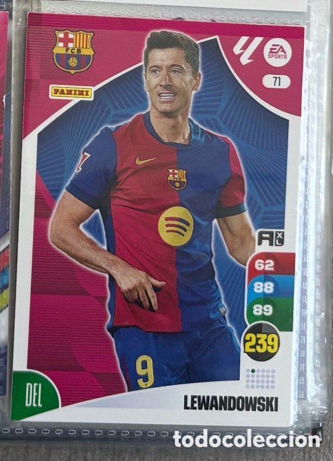 Coleccionismo Cromos antiguos: LEWANDOWKSI PANINI ADRENALYN XL 2024 2025 F.C. BARCELONA