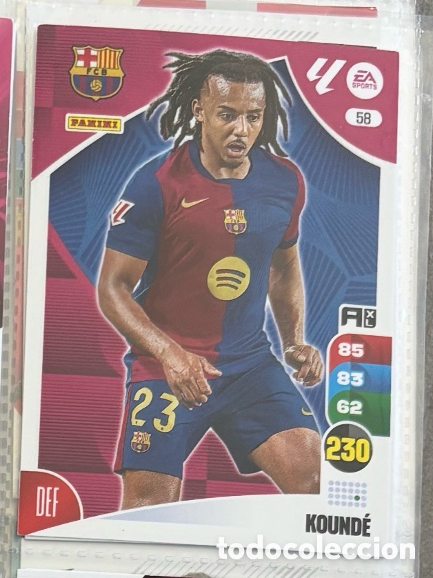 Coleccionismo Cromos antiguos: KOUNDE PANINI ADRENALYN XL 2024 2025 F.C. BARCELONA