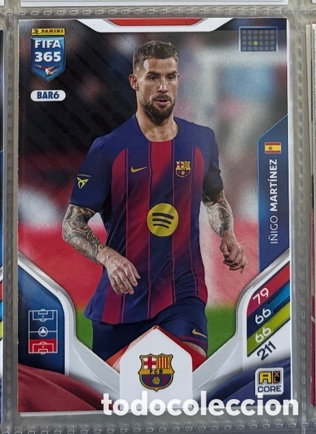 Coleccionismo Cromos antiguos: I&ntilde;igo Mart&iacute;nez Panini Adrenalyn XL FIFA 365 2025 2026