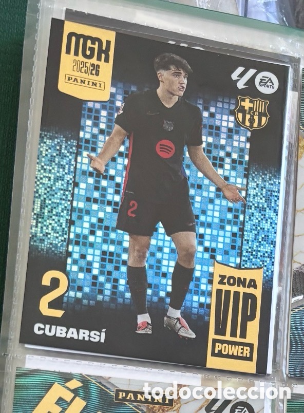 Coleccionismo Cromos antiguos: CUBARSI ZONA VIP POWER BARCELONA MGK MEGACRACK 2025 2026