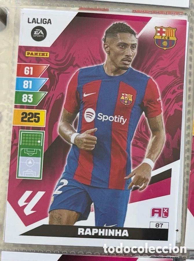 Coleccionismo Cromos antiguos: Raphinha PANINI ADRENALYN XL 2023 2024 F.C. BARCELONA