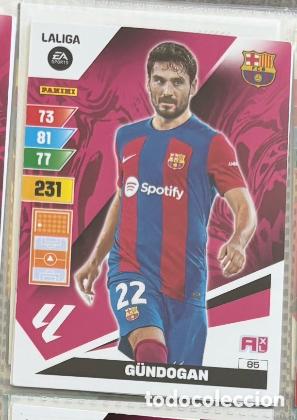 Coleccionismo Cromos antiguos: Gundogan PANINI ADRENALYN XL 2023 2024 F.C. BARCELONA