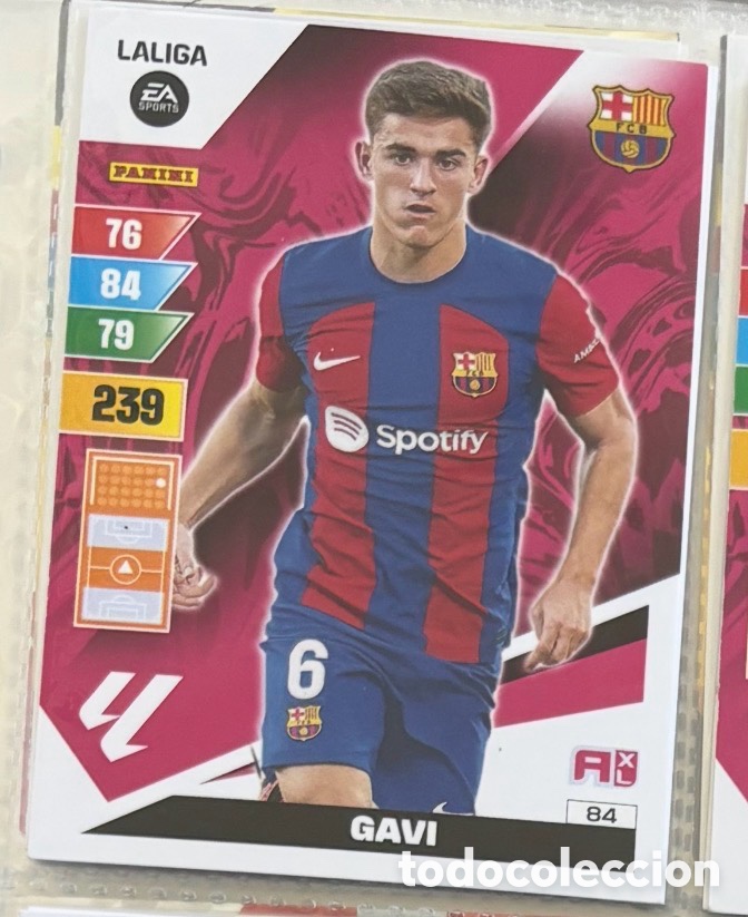 Coleccionismo Cromos antiguos: Gavi PANINI ADRENALYN XL 2023 2024 F.C. BARCELONA