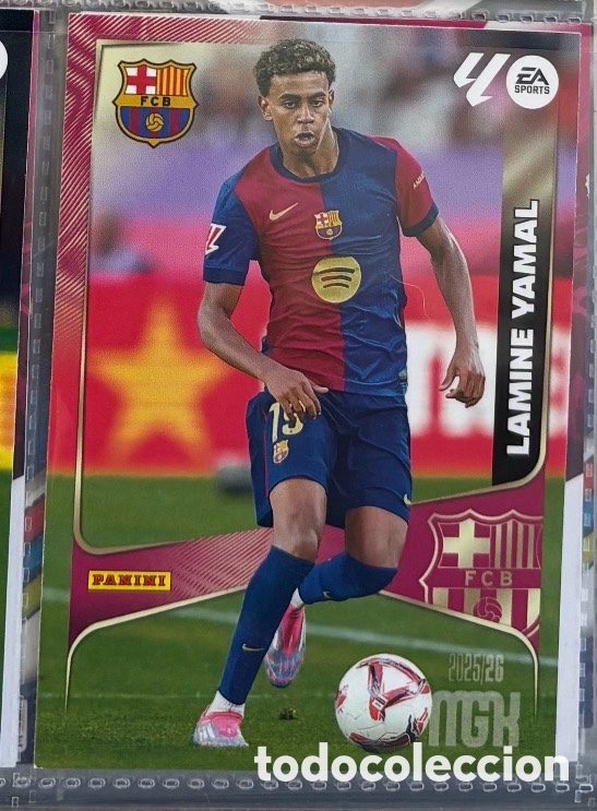 Coleccionismo Cromos antiguos: LAMINE YAMAL FC BARCELONA Liga MGK Megacracks 2025 2026 PANINI