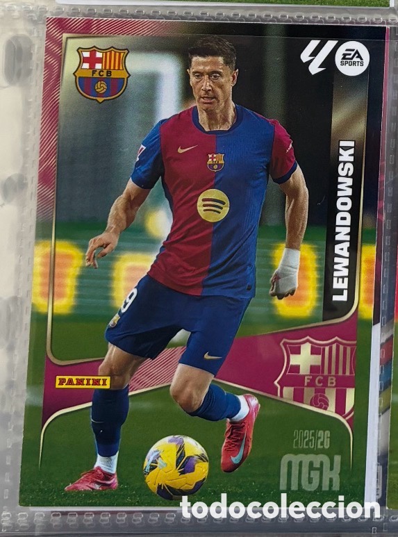 Coleccionismo Cromos antiguos: LEWANDOWSKI FC BARCELONA Liga MGK Megacracks 2025 2026 PANINI