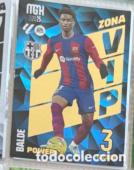 Coleccionismo Cromos antiguos: ZONA VIP POWER BALDE FC BARCELONA MGK MEGACRACK 2024 2025